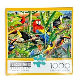 Rainforest Menagerie 1000 Piece Puzzle Buffalo Games Hautman‎ Brothers NEW
